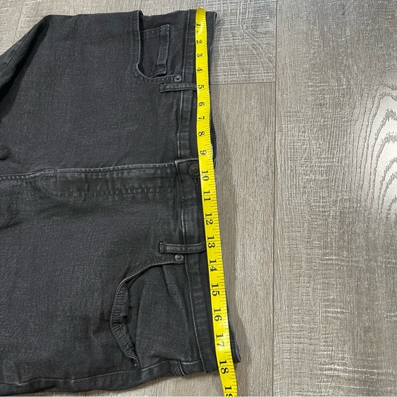 EVERLANE High Rise Skinny Ankle Jeans Plus Size 35 Wash black - Picture 12 of 14